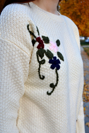 Malibu Embroidered Sweater